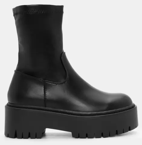 Μποτάκια Κάλτσα Δίσολα - Μαύρο