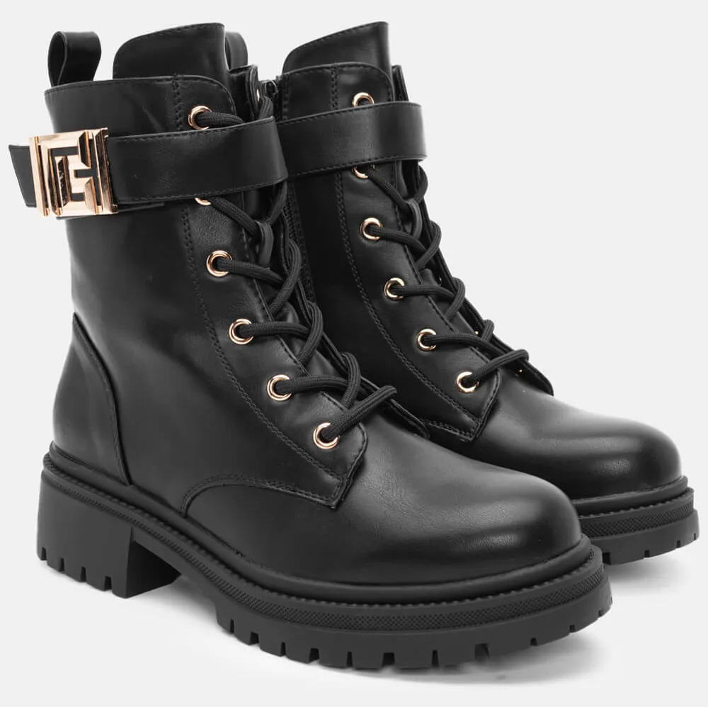 Αρβυλάκια με Διακοσμητικό Λουράκι - Μαύρο