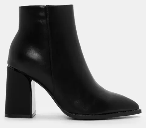 Μποτάκια Αστραγάλου Μυτερά - Μαύρο