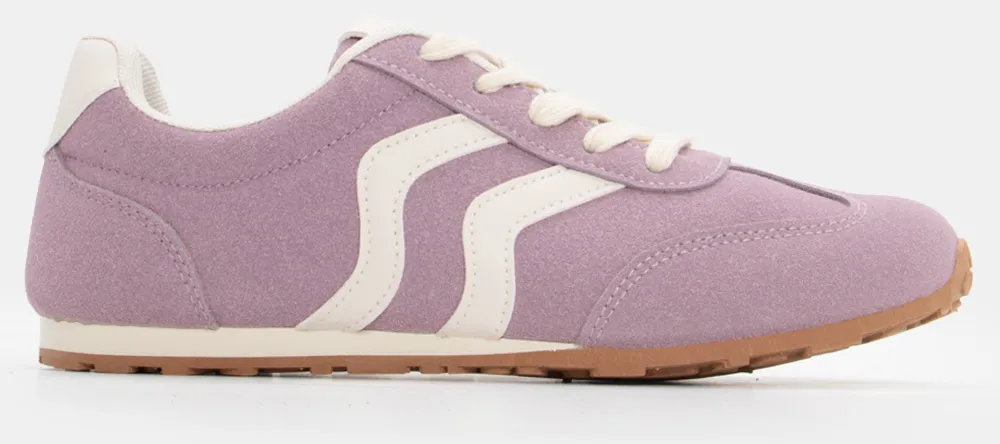 Sneakers σε Συνδυασμό Χρωμάτων - Λιλά