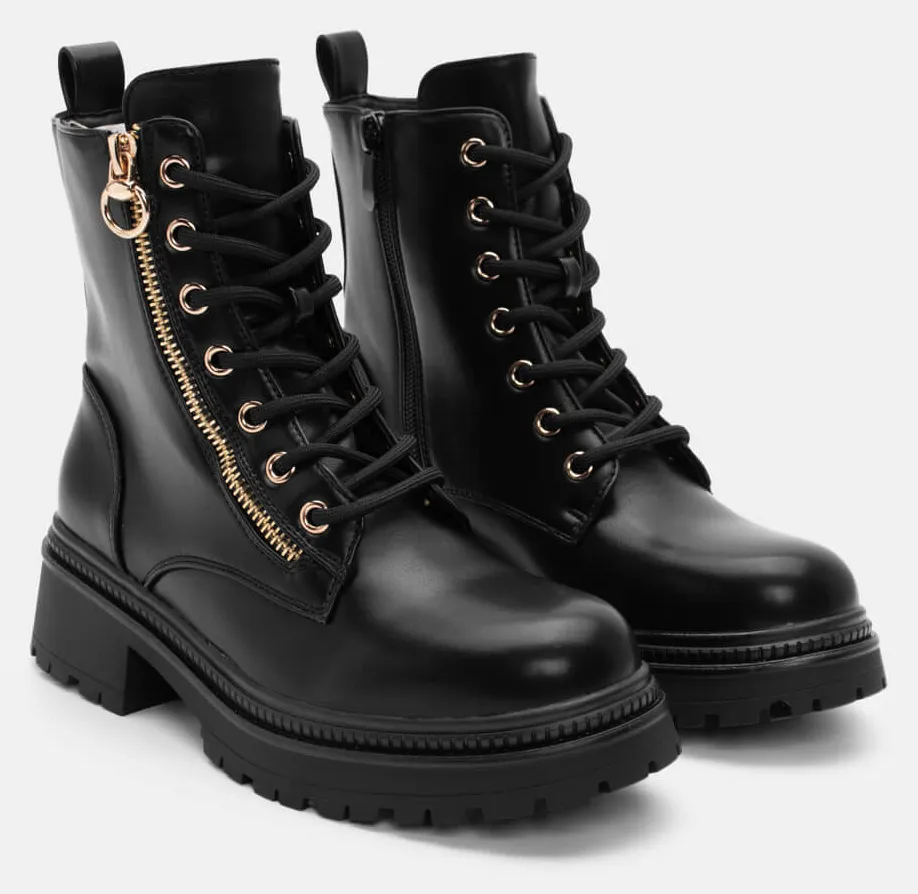 Αρβυλάκια με Διακοσμητική Αλυσίδα - Μαύρο-Ματ