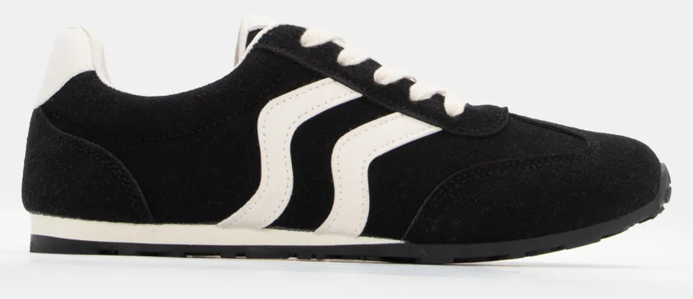Sneakers σε Συνδυασμό Χρωμάτων - Μαύρο