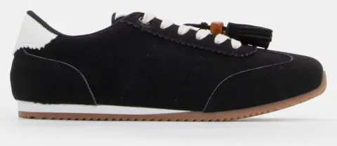 Sneakers με Διακοσμητικές Χάντρες - Μαύρο