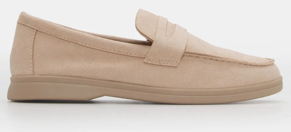 Μοκασίνια Μονόχρωμα - Μπεζ
