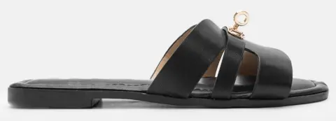 Παντόφλες με Διακοσμητικό - Μαύρο