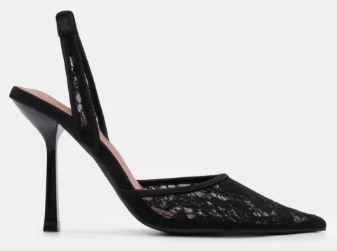 Γόβες με Δαντέλα - Μαύρο