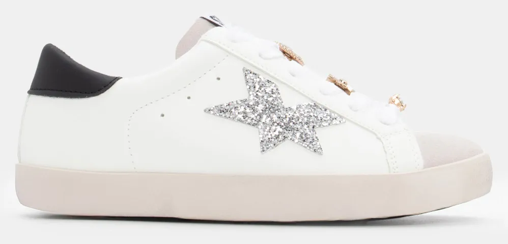 Sneakers με Διακοσμητικά από Stass & Glitter - Λευκό