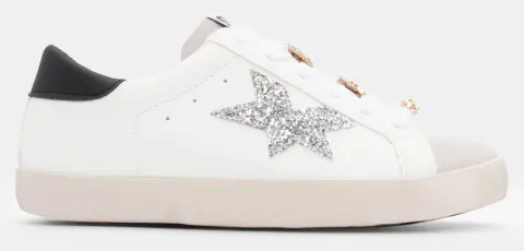 Sneakers με Διακοσμητικά από Stass & Glitter - Λευκό