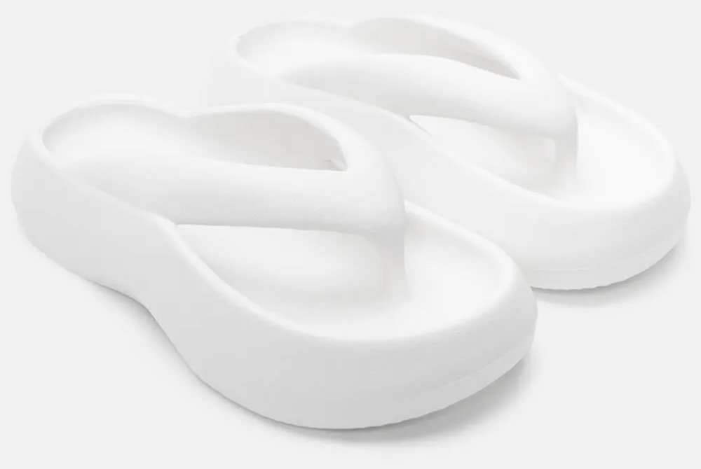 Παντόφλες Δίσολες - Λευκό