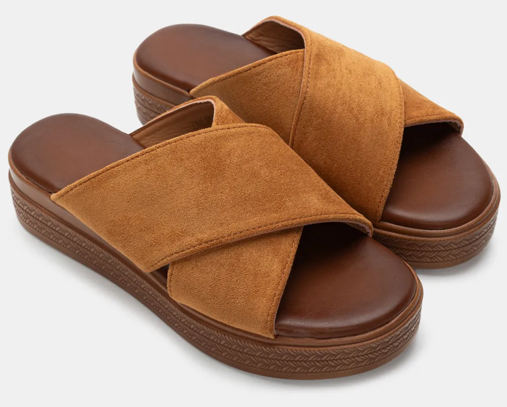 Πλατφόρμες με Χιαστί Λουράκια - Κάμελ