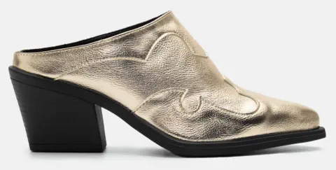 Clogs Western Μυτερά - Χρυσό