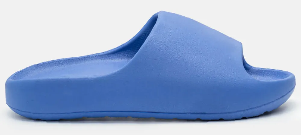 Παντόφλες Δίσολες Μονόχρωμες - Μπλε