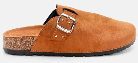 Παντόφλες Σαμπώ με Τόκα - Κάμελ