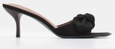 Mules με Φιόγκο - Μαύρο