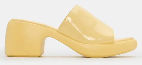 Πλατφόρμες Flatform με Φαρδιά Φάσα - Κίτρινο