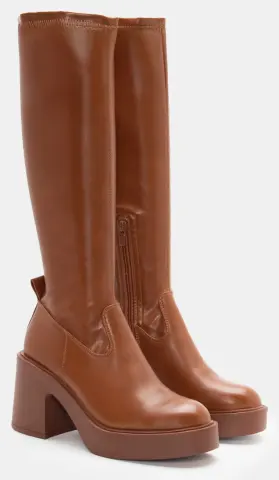 Μπότες Κάλτσα - Κάμελ