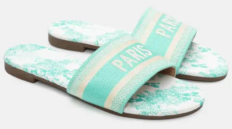 Flat Σανδάλια με Φαρδιά Φάσα - Βεραμάν