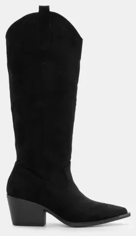Μπότες Μυτερές Cowboy - Μαύρο