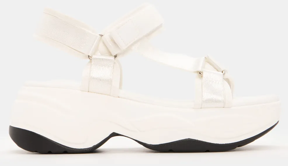 Sneakers Sandals με Λουράκια Scratch - Λευκό