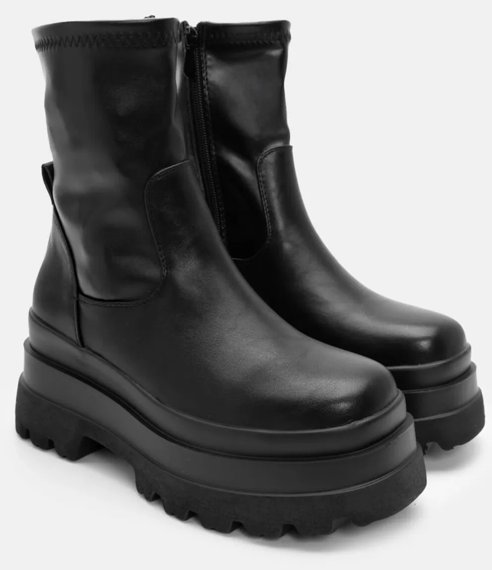 Μποτάκια Δίσολα - Μαύρο