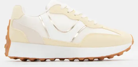 Sneakers σε Συνδυασμό Χρωμάτων - Κίτρινο