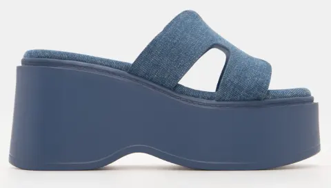 Πλατφόρμες με Φάσα - Denim