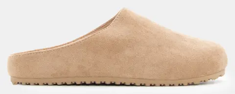 Clogs Σαμπό Flat - Μπεζ-Σκούρο