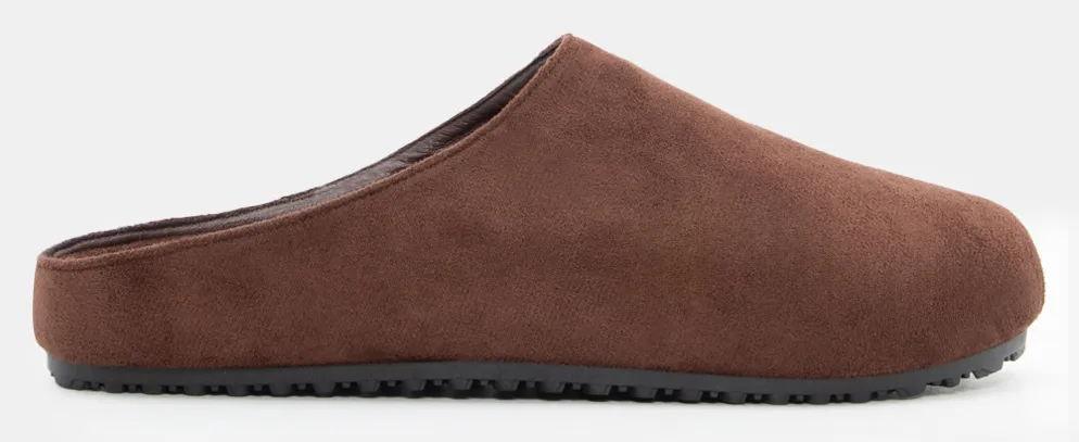 Clogs Σαμπό Flat - Καφέ Σκούρο