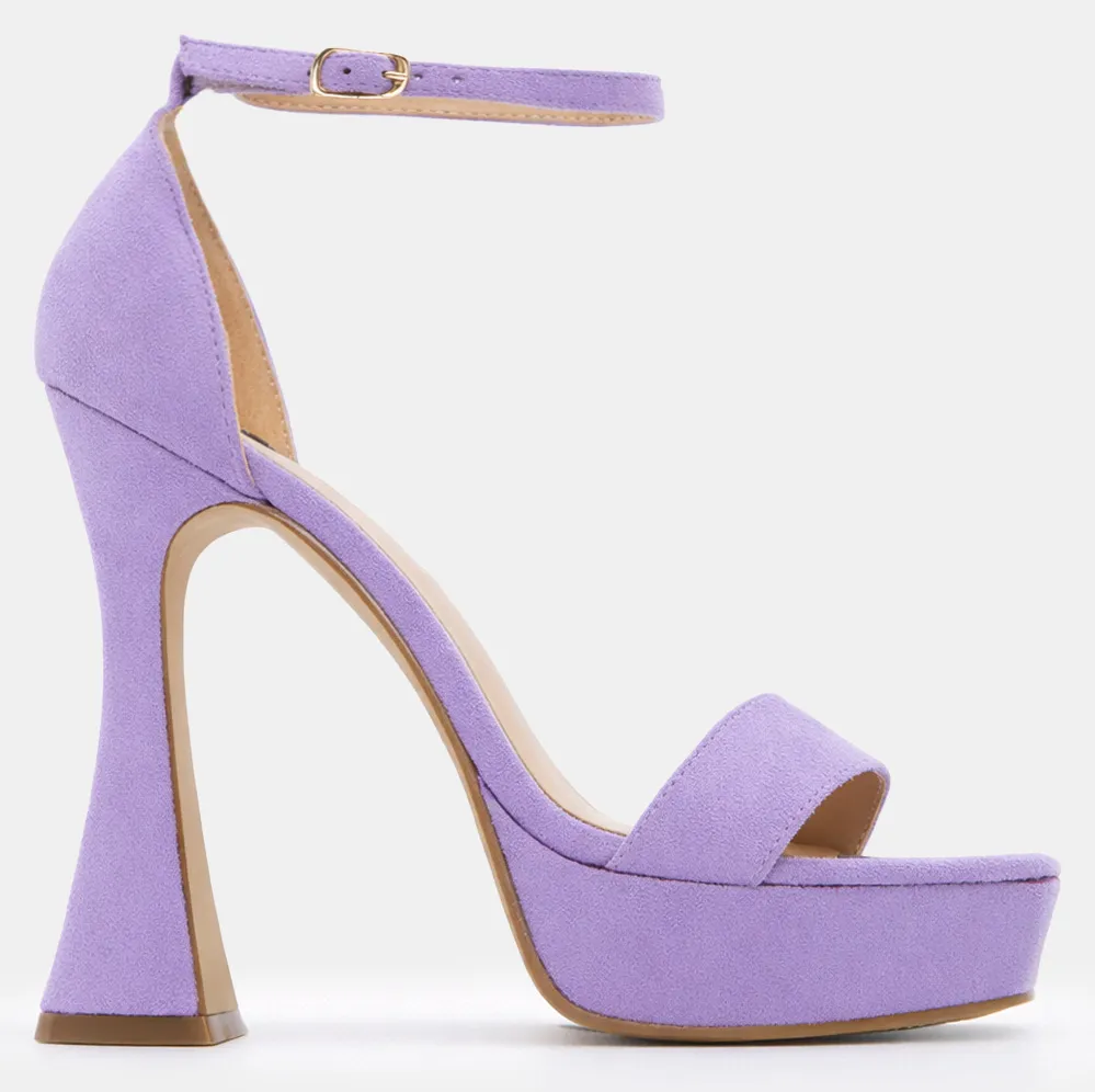 Πέδιλα με Φιάπα & Μπαρέτα - Λιλά