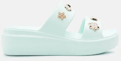 Παντόφλες με Πλατφόρμα & Διακοσμητικά με Strass - Βεραμάν