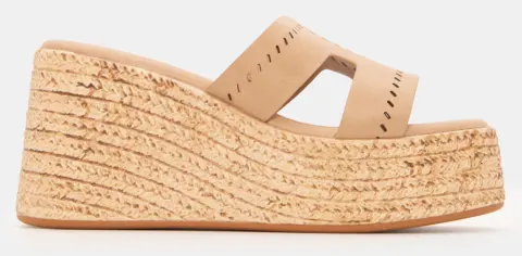 Πλατφόρμες με Φαρδιά Φάσα - Μπεζ-Σκούρο