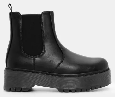 Μποτάκια Chelsea Δίσολα - Μαύρο