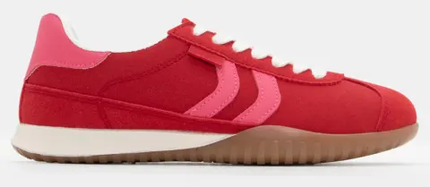 Sneakers σε Συνδυασμό Χρωμάτων - Κόκκινο