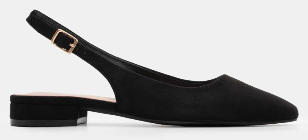 Γοβάκια με Τόκα - Μαύρο