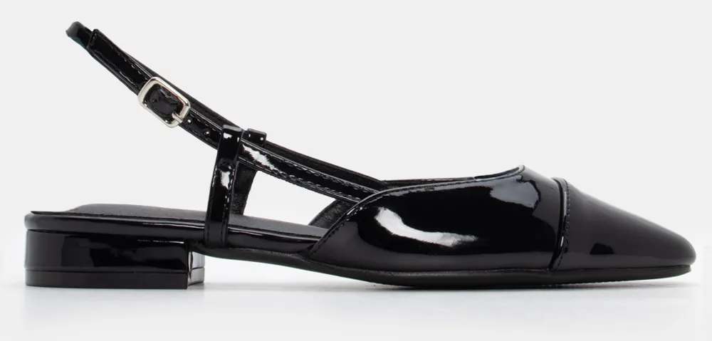 Γοβάκια Slingback - Μαύρο