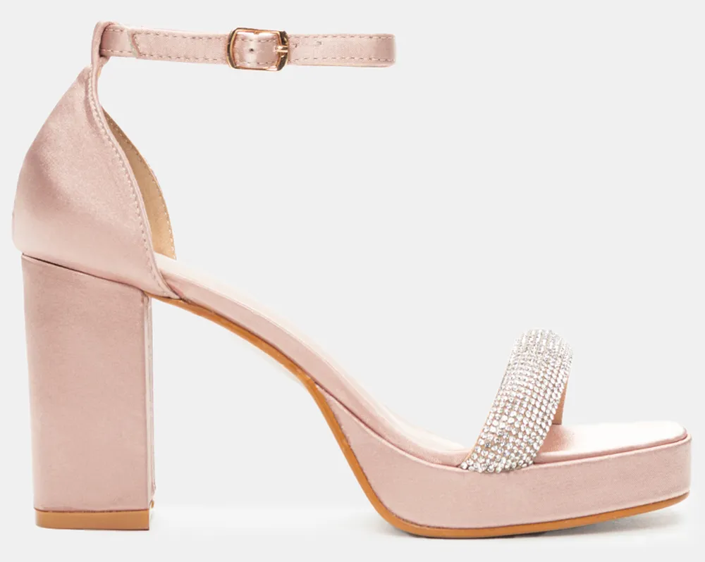 Πέδιλα με Φιάπα & Strass - Χαλκός