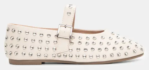 Μπαλαρίνες με Μπαρέτα & Διακοσμητικά Τρούκς - Μπεζ