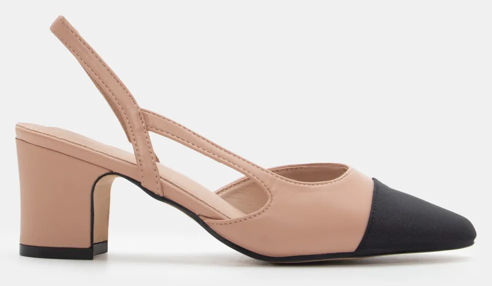 Γόβες Slingback - Nude