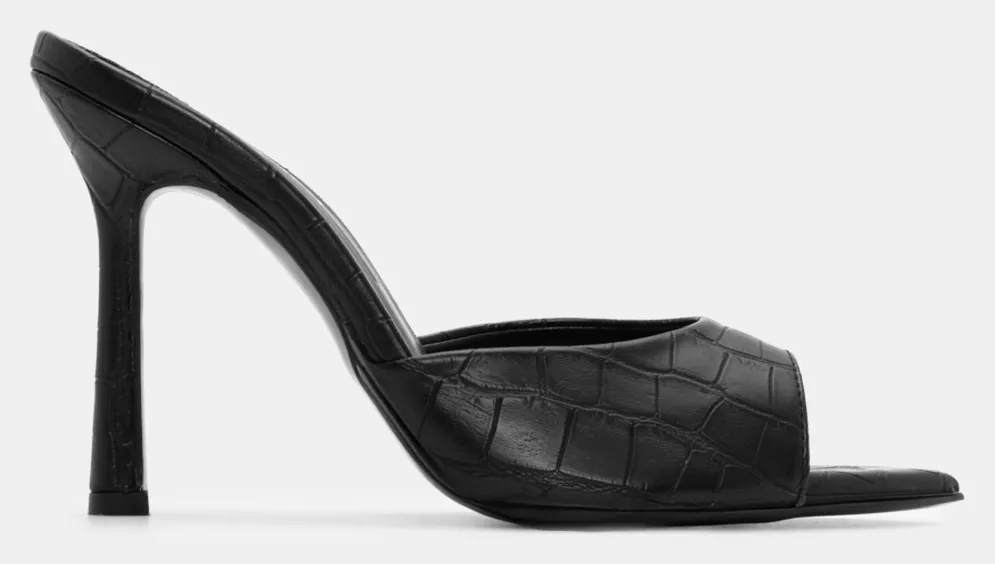 LUIGI DESIGN - Mules Μυτερά - Μαύρο