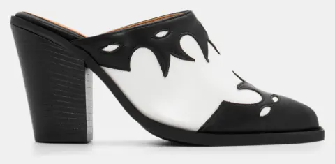 Clogs Westerm Μυτερά - Μαύρο