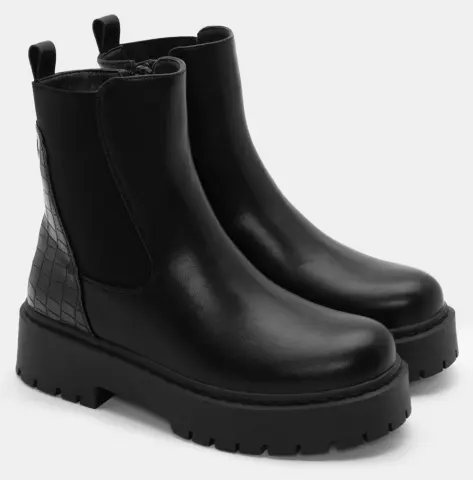 Μποτάκια Chelsea - Μαύρο
