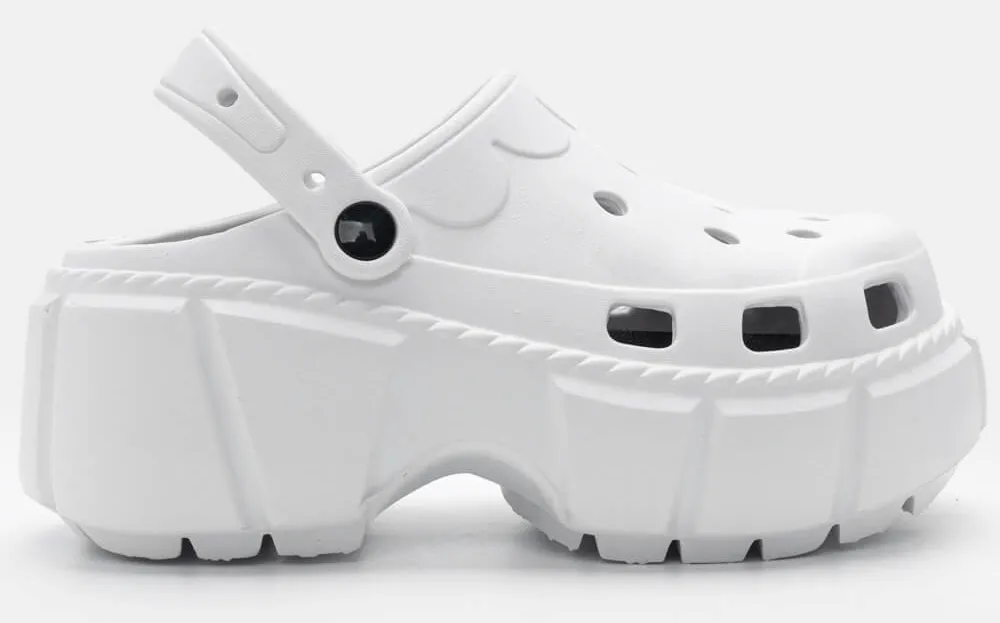 Παντόφλες Σαμπό - Λευκό