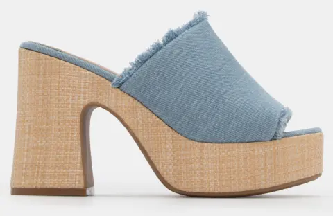Πλατφόρμες με Φαρδιά Φάσα - Denim