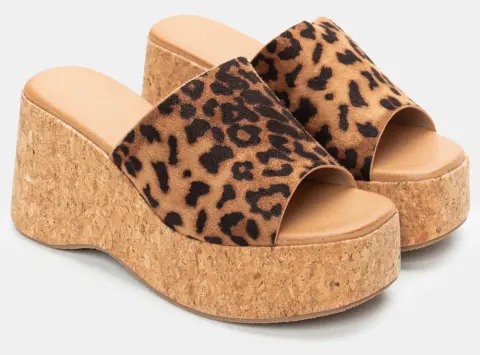 Πλατφόρμες με Φαρδιά Φάσα - Animal Print