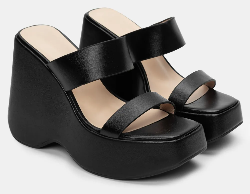 Πλατφόρμες με Διπλή Φάσα - Μαύρο