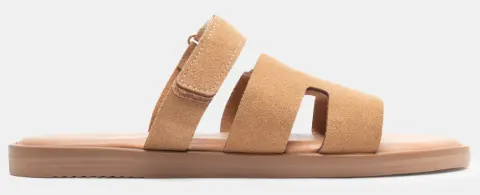 Flat Σανδάλια με Λουράκι Scratch - Κάμελ