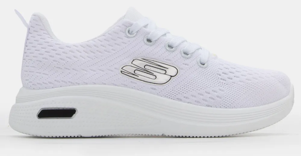 Sneakers με Δίχτυ - Λευκό