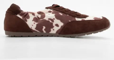 Sneakers Flat με Λάστιχο - Καφέ