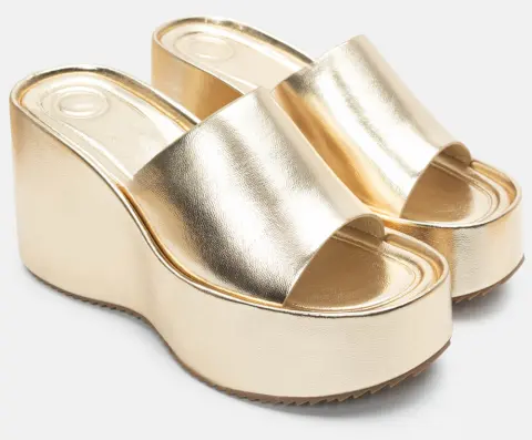 Πλατφόρμες Μονόχρωμες - Χρυσό