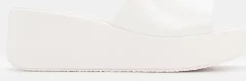 Πλατφόρμες με Φαρδιά Φάσα - Λευκό